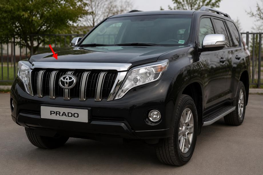 Toyota Land Cruiser Prado 150 2009–2023 Motorhuvskantlist (2013-2017) Image