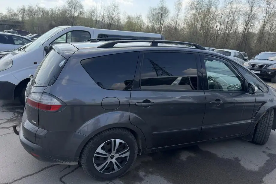 Ford S-Max 2007–2014 Svarta takrails Image