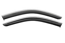 Mercedes GLE/ML class W166 2011–2018 Vindavvisare för sidorutor med kromlist Niken Luxury (2 st) foto 1