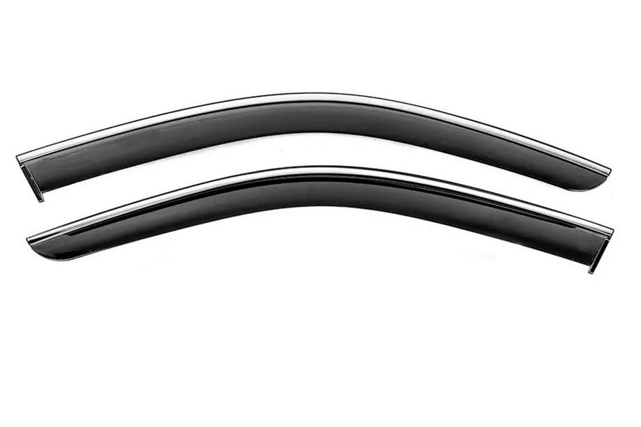 Mercedes GLE/ML class W166 2011–2018 Vindavvisare för sidorutor med kromlist Niken Luxury (2 st) Image