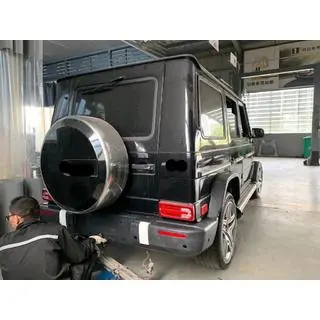 Skärmbreddare G63 AMG 2018-style (bakre, för bilar med monterat facelift-kit) foto 3