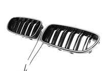 BMW 5-serien F10/F11 2010–2016 BMW njurgaller M-look LED (svart högglans) foto 3