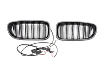 BMW 5-serien F10/F11 2010–2016 BMW njurgaller M-look LED (svart högglans) foto 8
