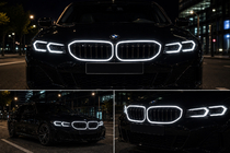 BMW 3-serien G20/G21 2018– M-Look LED njurgaller (2022+, svart högglans) foto 6