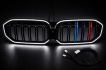 BMW 3-serien G20/G21 2018– M-Color LED njurgaller (2022+, blank svart) foto 4
