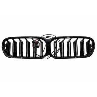 M-Look V1 LED njurgrill (2021-2023, blanksvart) BMW 5-serien G30/G31 2017–2023 foto 3