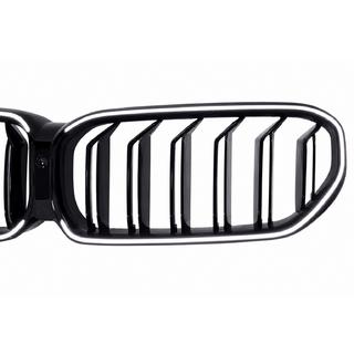 M-Look V1 LED njurgrill (2021-2023, blanksvart) BMW 5-serien G30/G31 2017–2023 foto 4