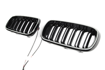 BMW X5 F15 2013–2018 BMW njurgaller M-look LED (svart högglans) foto 3