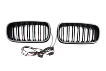BMW X6 F16 2014–2019 BMW njurgaller M-look LED (svart högglans) foto 6