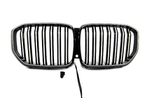 BMW X5 G05 2019–2026 BMW njurgrill M-Look LED (2019-2022, blanksvart högglans) foto 1
