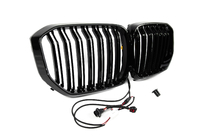 BMW X5 G05 2019–2026 BMW njurgrill M-Look LED (2019-2022, blanksvart högglans) foto 8