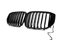 BMW X5 G05 2019–2026 Njurgrillar 1 Bar LED (2023+, svart högglans) foto 3