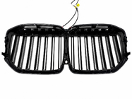BMW X7 G07 2019– BMW njurgrill M-Look LED (2019-2022, blanksvart högglans) foto 8