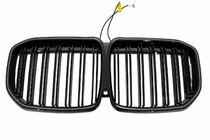 BMW X7 G07 2019– BMW njurgrill M-Look LED (2019-2022, blanksvart högglans) foto 10