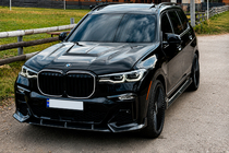 BMW X7 G07 2019– BMW njurgrill M-Look LED (2019-2022, blanksvart högglans) foto 2