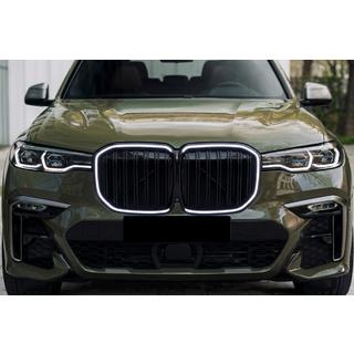 BMW njurgrill M-Look LED (2019-2022, blanksvart högglans) foto 3