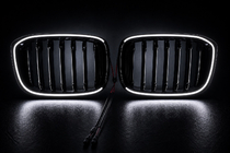 BMW X4 G02 2018– Njurgrillar 1 Bar LED (2018-2021, blanksvart) foto 5