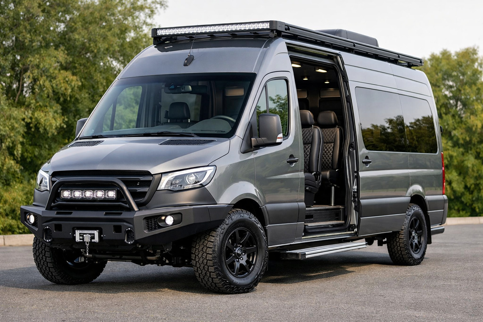 Startuppgradering för Mercedes Sprinter W907/W910 för passagerarbuss