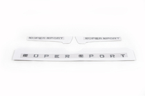 Lexus LX570/450d 2008–2022 Supersport emblem / badge (3 st) foto 3