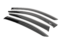 BMW 3-serie E90/E91 2005–2011 Vindavvisare med svart list Niken Luxury (4 st) foto 2