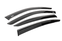 BMW 3-serie E90/E91 2005–2011 Vindavvisare med svart list Niken Luxury (4 st) foto 3