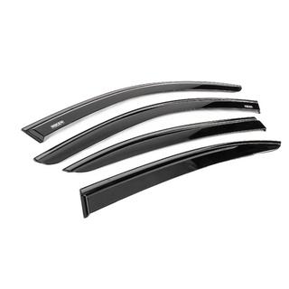 Vindavvisare med svart list Niken Luxury (4 st) BMW 3-serie E90/E91 2005–2011 foto 3