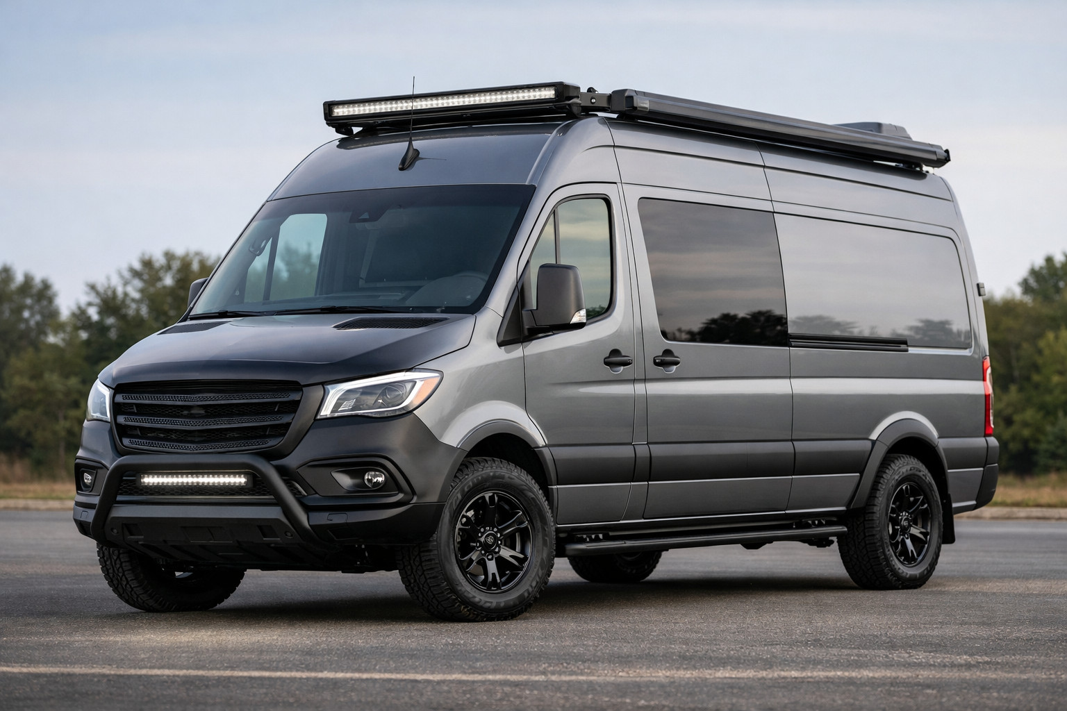 Vilka yttre uppgraderingar på Mercedes Sprinter W907/W910 får den att se dyrare ut