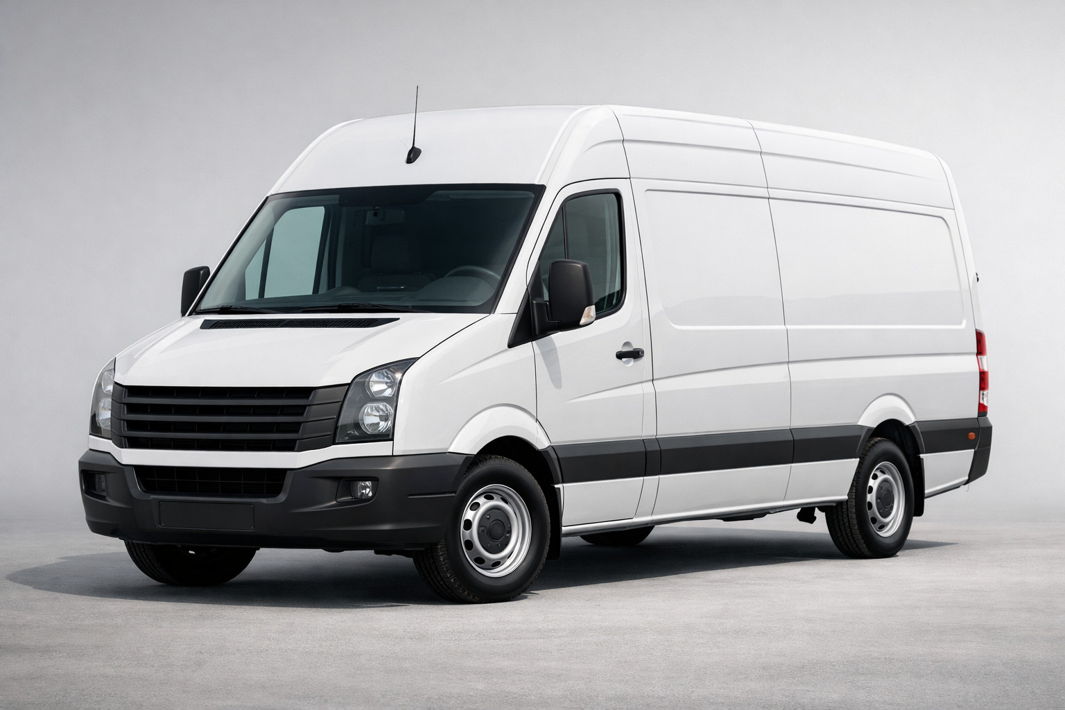 Volkswagen Crafter 2016–: stor arbetsvan utan krusiduller