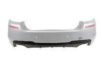 BMW 5-serien F10/F11 2010–2016 Bakre stötfångardiffusor för quad-utblås V1 (för M-Performance) foto 1
