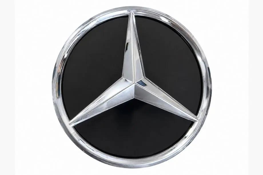 Mercedes GLE/ML class W166 2011–2018 Främre emblem med blankt hölje (18,4 cm) Image