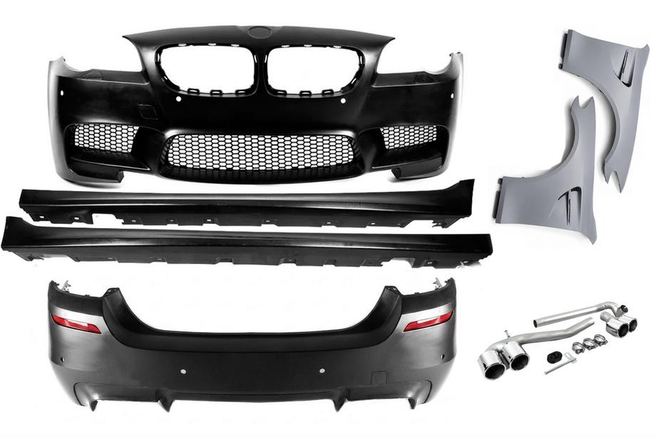 BMW 5-serien F10/F11 2010–2016 Bodykit med skärmar V2 (M5 Power) Image