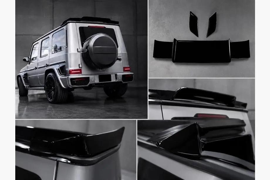 Mercedes G class W465 2025– DPT spoiler (svart högglans) Image