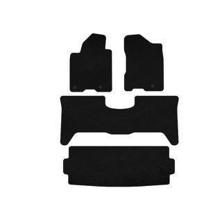 Textilmattor Deluxe (3 rader, 2003-2008, svart) Nissan Armada 2003–2015 foto 1