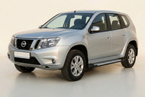 Nissan Terrano 2014– Sidosteg Allmond Grey (2 st, aluminium) foto 1