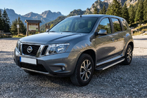 Nissan Terrano 2014– Sidosteg Maya V1 (2 st, aluminium) foto 1