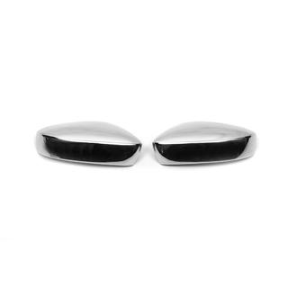 Spegelskal utan urtag för blinkers (2 st, rostfritt stål) Skoda Rapid 2012–2019 foto 2