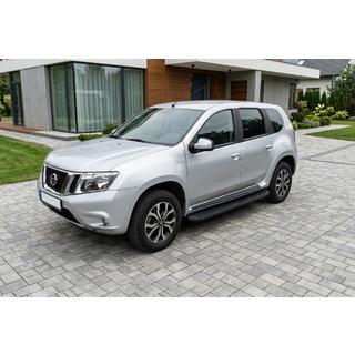 Sidosteg Tayga Black (2 st, aluminium) foto 1