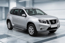 Nissan Terrano 2014– Sidosteg Vision New Black (2 st, aluminium) foto 1