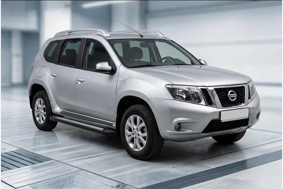 Nissan Terrano 2014– Sidosteg Vision New Black (2 st, aluminium) Image