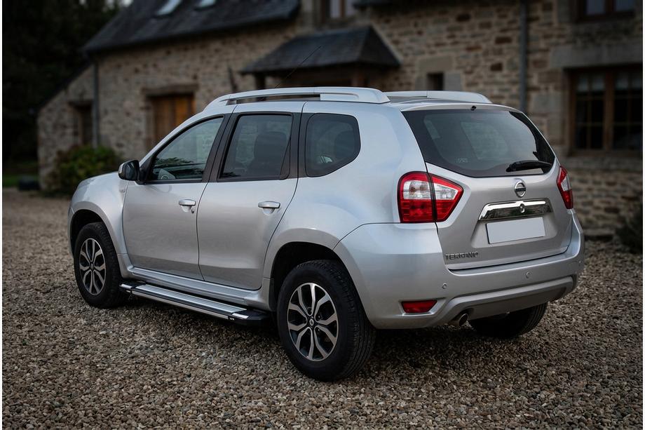 Nissan Terrano 2014– Sidosteg Rainbow (2 st, aluminium) Image