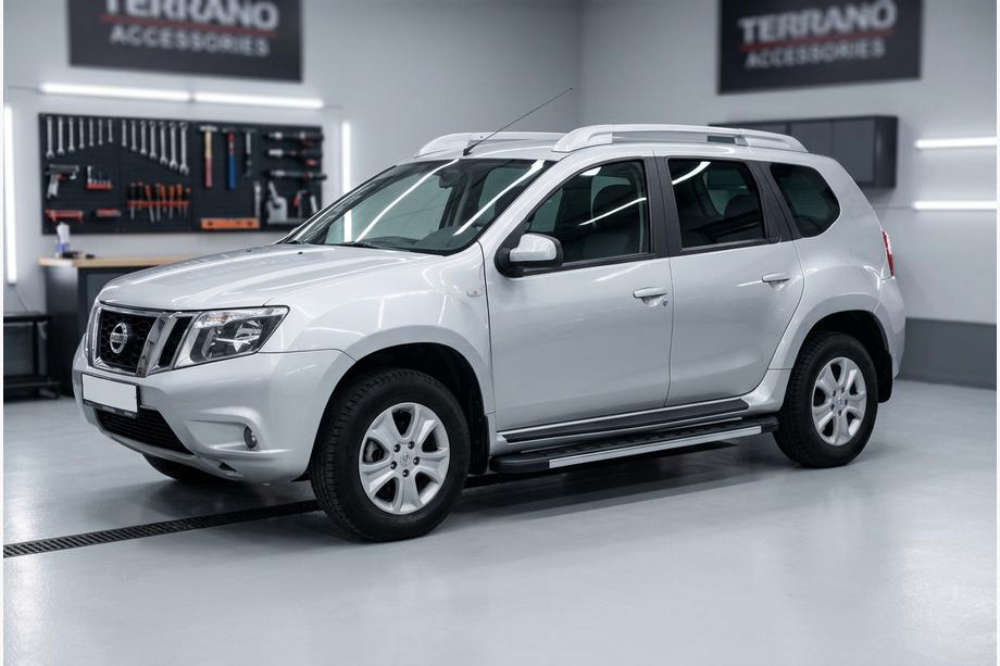 Nissan Terrano 2014– Sidosteg Duru (2 st, aluminium) Image