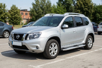Nissan Terrano 2014– Mevsim Grey sidosteg (2 st, aluminium) foto 1