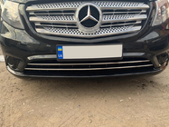 Mercedes Vito/V-klass W447 2014– Gallerinsatser till stötfångargrill (2 st, rostfritt) Vito personbil (krom) foto 6