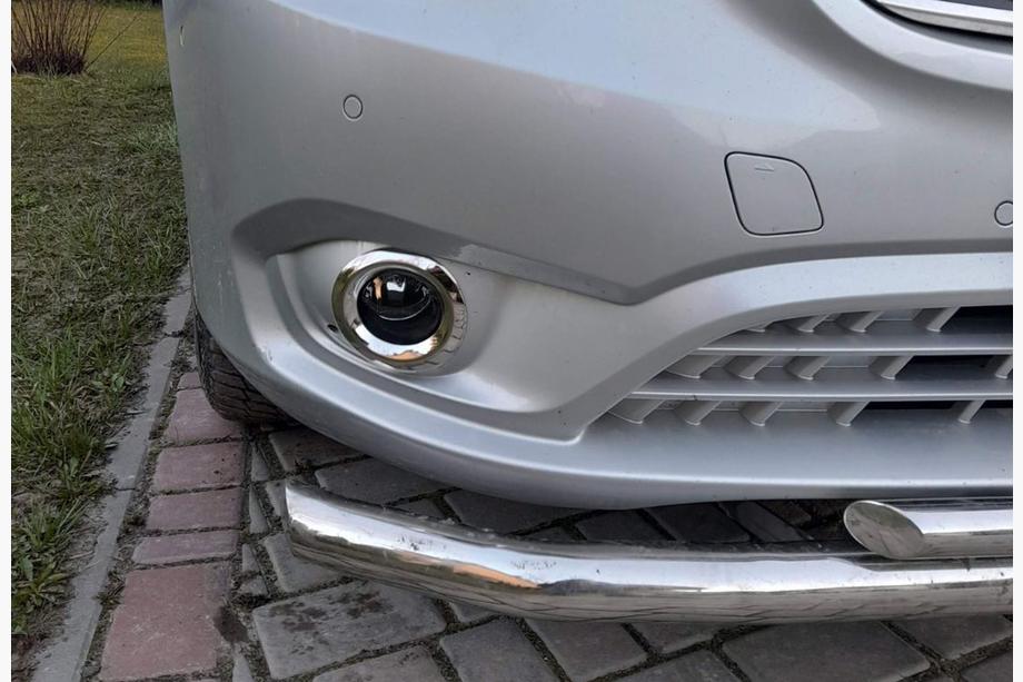 Mercedes Vito/V-klass W447 2014– Kromlister för dimljus (2 st, rostfritt stål) Image