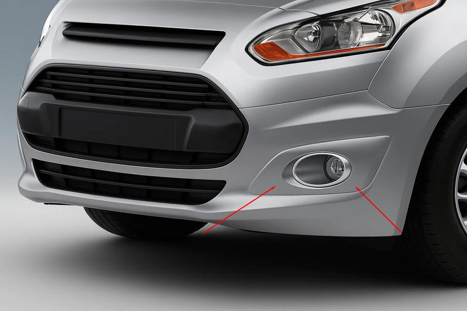 Ford Connect 2014–2021 Kromlister för dimljus (2 st, rostfritt stål) Image