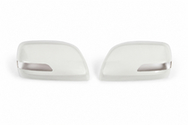 Toyota Land Cruiser 200 2007–2021 Spegelkåpor (utan blinkersrepeater, 2014-stil) Vit färg foto 2