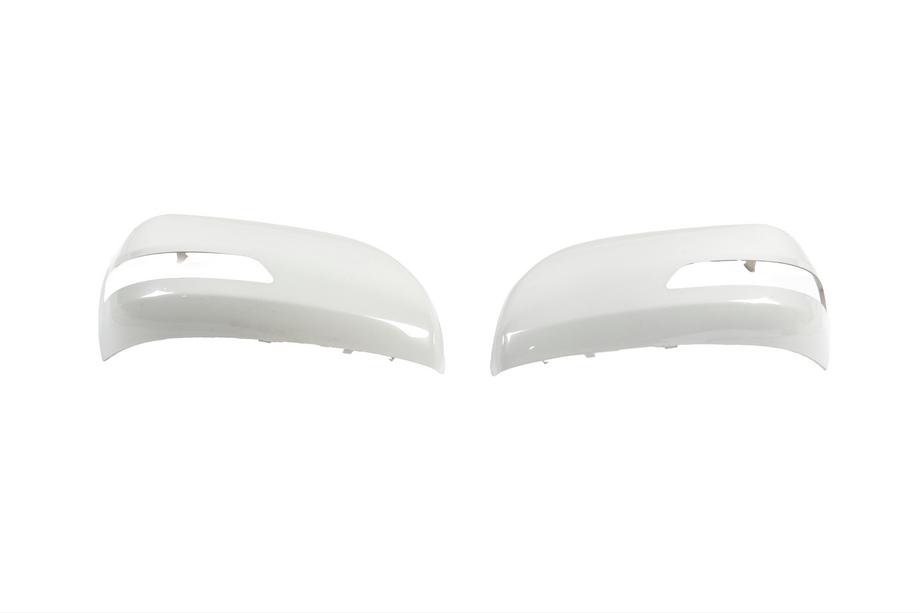 Toyota Land Cruiser 200 2007–2021 Spegelkåpor (utan blinkersrepeater, 2014-stil) Svart färg Foto 5