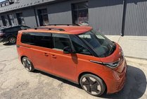Volkswagen ID BUZZ 2022– Svarta takrails (turkisk design) Plastfötter foto 3