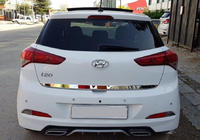 Hyundai I-20 2014–2020 Kromlist för bakluckans kant 2014-2018 (rostfritt stål) foto 1