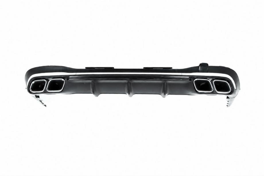 Mercedes S-class W223 2020– Bakre diffuser med AMG S63 Silver avgasändrör Foto 1